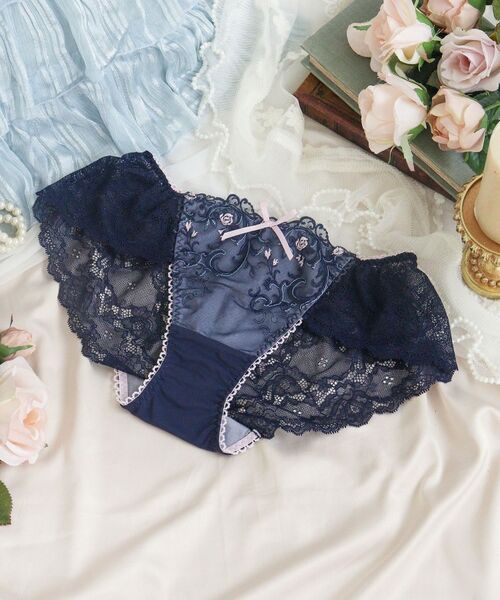 Risa Magli / リサマリ ショーツ | シュテファニ レースショーツ（ネイビー(094)）