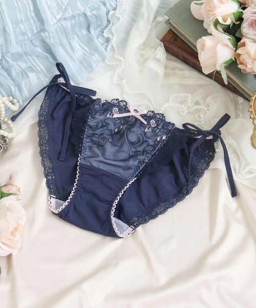 Risa Magli / リサマリ ショーツ | シュテファニ リボンショーツ（ネイビー(094)）