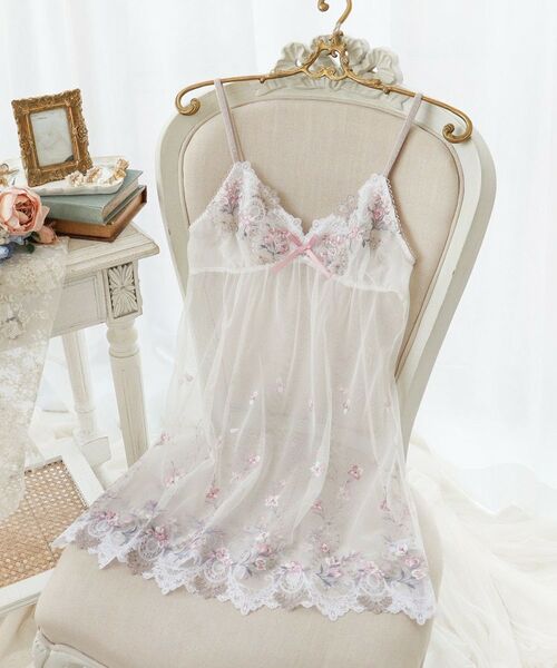 Risa Magli / リサマリ その他インナー・ルームウェア | アリーシャ スリップ（ホワイト(001)）