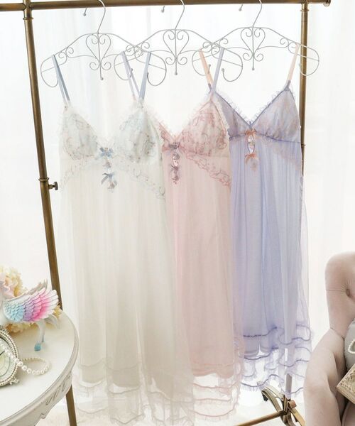 Risa Magli / リサマリ その他インナー・ルームウェア | アントーニア カップ付マキシワンピース | 詳細1