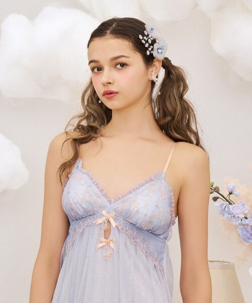 Risa Magli / リサマリ その他インナー・ルームウェア | アントーニア カップ付マキシワンピース（グレー(012)）