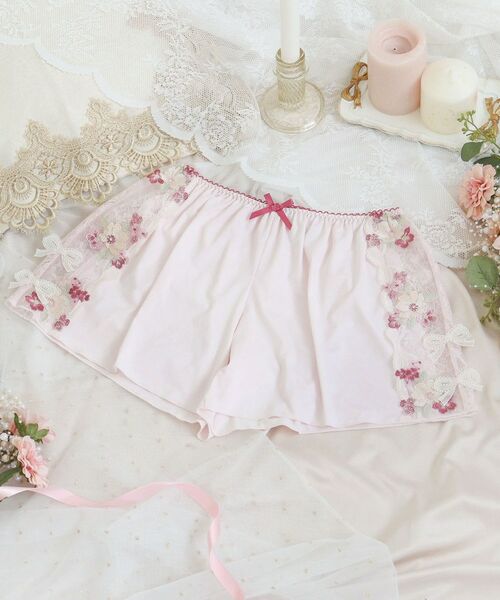 Risa Magli / リサマリ その他インナー・ルームウェア | ダニエラ タップパンツ（ピンク(071)）