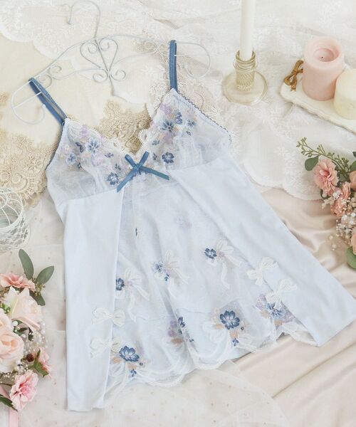 Risa Magli / リサマリ その他インナー・ルームウェア | ダニエラ キャミソール（ブルー(092)）