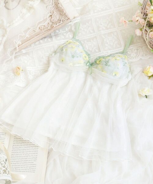 Risa Magli / リサマリ その他インナー・ルームウェア | ラーレ カップ付キャミソール（イエロー(032)）