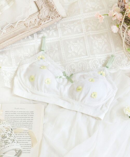 Risa Magli / リサマリ ブラ | ラーレ おやすみブラ (M-L)（イエロー(032)）