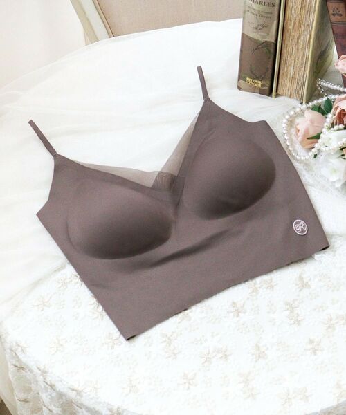 Risa Magli / リサマリ その他インナー・ルームウェア | コッキー シームレスキャミソール（チャコールグレー(013)）