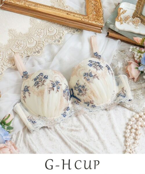 Risa Magli / リサマリ ブラ | アリーシャ ブラジャー (G-H) ＜S Make Type＞（クリーム(054)）