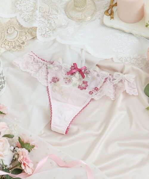 Risa Magli / リサマリ ショーツ | ダニエラ Tバック（ピンク(071)）