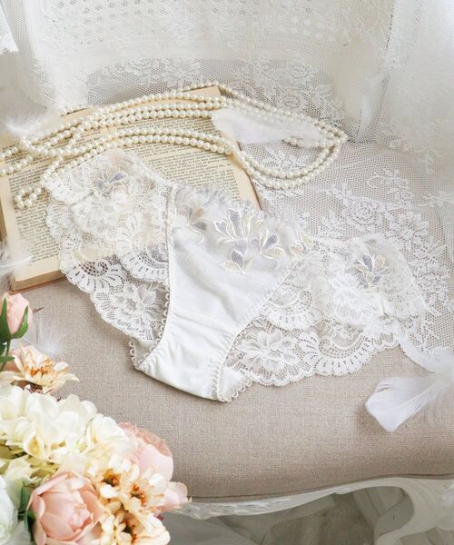 Risa Magli / リサマリ ショーツ | リーゼル レースショーツ（アイボリー(004)）