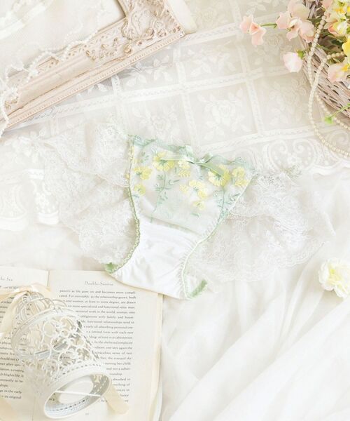 Risa Magli / リサマリ ショーツ | ラーレ レースショーツ（イエロー(032)）