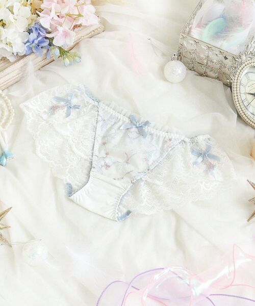 Risa Magli / リサマリ ショーツ | アントーニア レースショーツ（ホワイト(001)）