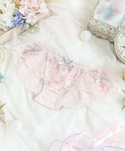 Risa Magli / リサマリ ショーツ | アントーニア レースショーツ（ピンク(071)）