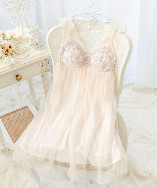 Risa Magli / リサマリ その他インナー・ルームウェア | フェナ カップ付ワンピース（ピンク(071)）