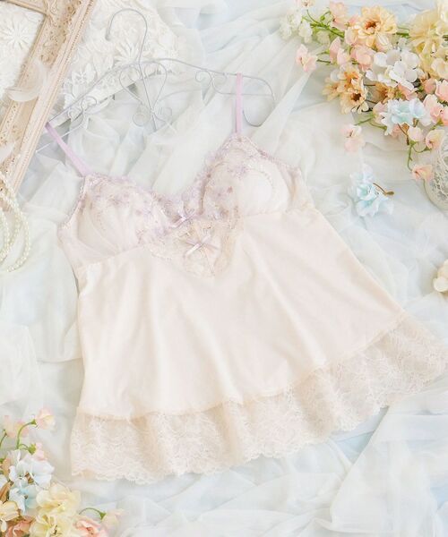 Risa Magli / リサマリ その他インナー・ルームウェア | フェナ カップ付キャミソール（ピンク(071)）