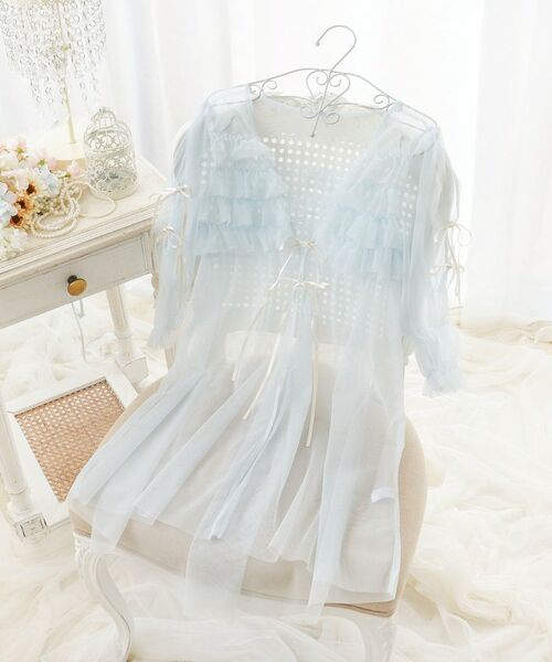 Risa Magli / リサマリ その他インナー・ルームウェア | フェナ カーディガン（サックスブルー(090)）