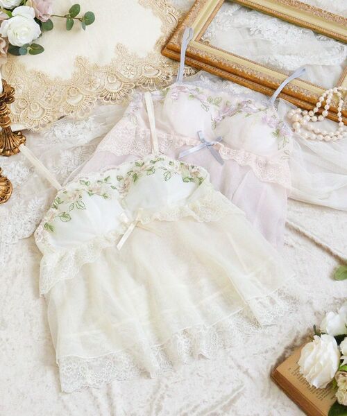 Risa Magli / リサマリ その他インナー・ルームウェア | マルレーン カップ付キャミソール | 詳細1