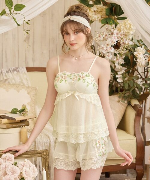 Risa Magli / リサマリ その他インナー・ルームウェア | マルレーン カップ付キャミソール | 詳細19