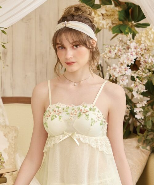 Risa Magli / リサマリ その他インナー・ルームウェア | マルレーン カップ付キャミソール（クリーム(054)）