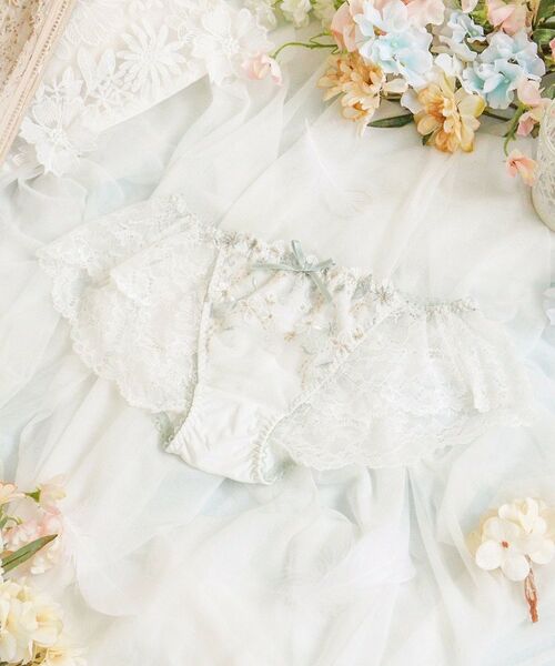 Risa Magli / リサマリ ショーツ | フェナ レースショーツ（ホワイト(001)）