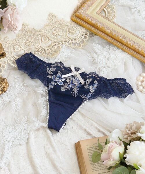 Risa Magli / リサマリ ショーツ | マルレーン Tバック（ネイビー(094)）