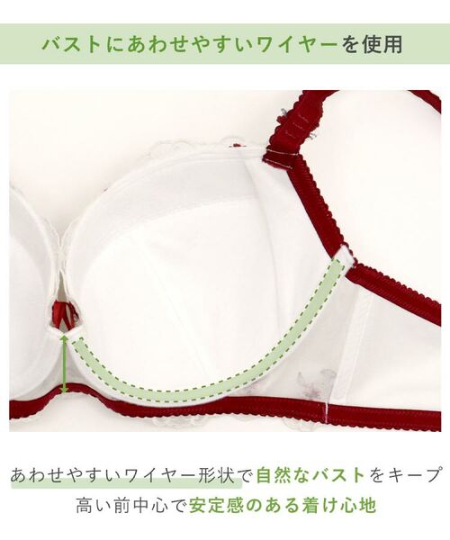 Risa Magli / リサマリ ブラ | エステル ブラジャー （G－I） ＜Glamor Bra／バストアップタイプ＞ | 詳細17