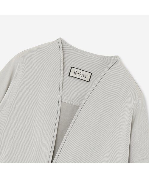 R-ISM / リズム ブルゾン | 【セットアップ対応】ノーカラーデニムブルゾン | 詳細2
