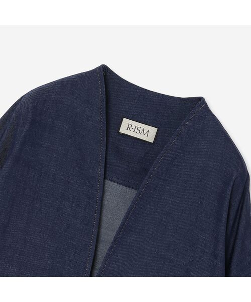 R-ISM / リズム ブルゾン | 【セットアップ対応】ノーカラーデニムブルゾン | 詳細5