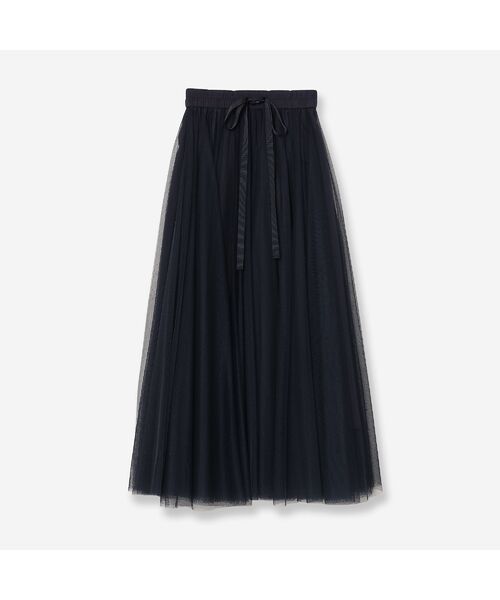 R-ISM / リズム ミニ・ひざ丈スカート | 【人気アイテム追加】チュールロングスカート（ダークブルー）