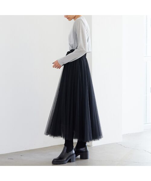 R-ISM / リズム ミニ・ひざ丈スカート | 【人気アイテム追加】チュールロングスカート | 詳細9