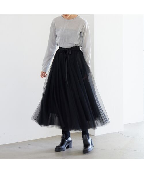 R-ISM / リズム ミニ・ひざ丈スカート | 【人気アイテム追加】チュールロングスカート | 詳細12