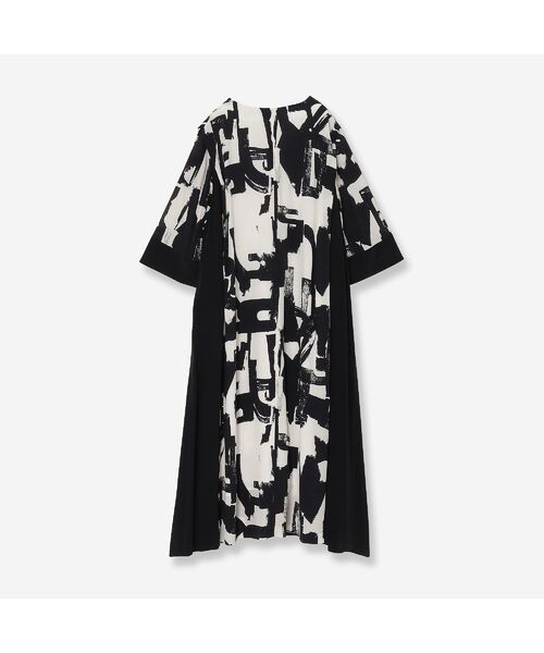 R-ISM / リズム ミニ丈・ひざ丈ワンピース | 【洗える】アートプリントワンピース | 詳細1