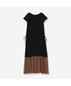 R-ISM / リズム ミニ丈・ひざ丈ワンピース | 【洗える】ブロックギャザーワンピース