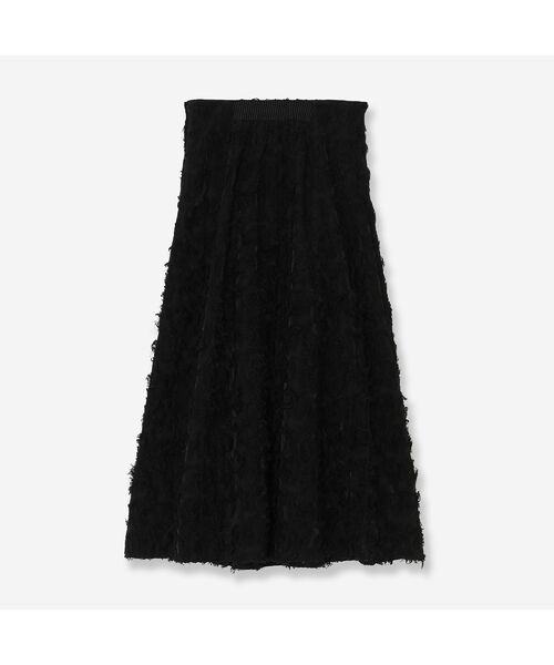 R-ISM / リズム ミニ・ひざ丈スカート | 【洗える・S/M/Lサイズあり】ロングヘアージャカードスカート | 詳細1