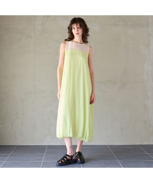 R-ISM / リズム ミニ丈・ひざ丈ワンピース | 【撥水・接触冷感・速乾・UVカット】バルーンヘムワンピース | 詳細4