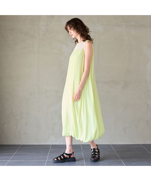 R-ISM / リズム ミニ丈・ひざ丈ワンピース | 【撥水・接触冷感・速乾・UVカット】バルーンヘムワンピース | 詳細5
