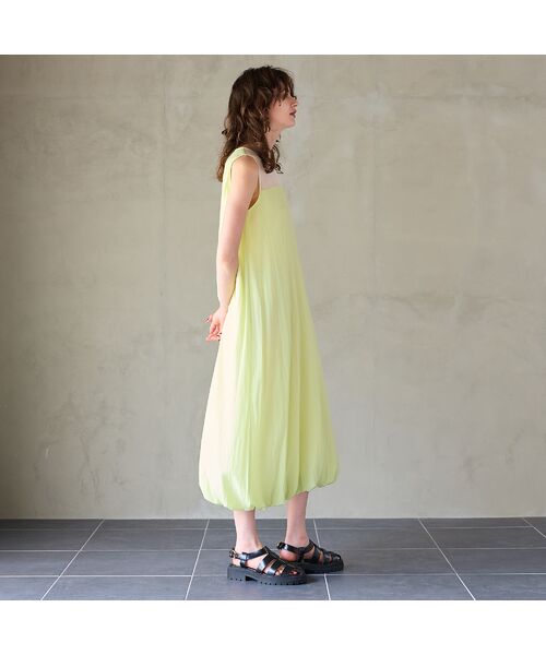 R-ISM / リズム ミニ丈・ひざ丈ワンピース | 【撥水・接触冷感・速乾・UVカット】バルーンヘムワンピース | 詳細6