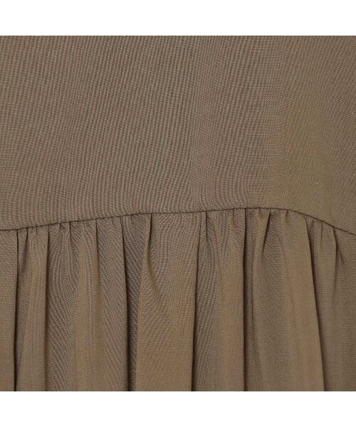 R-ISM / リズム ミニ丈・ひざ丈ワンピース | 【吸湿速乾】バンドカラーシャツワンピース | 詳細3