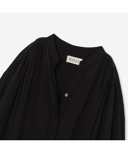 R-ISM / リズム ミニ丈・ひざ丈ワンピース | 【吸湿速乾】バンドカラーシャツワンピース | 詳細5