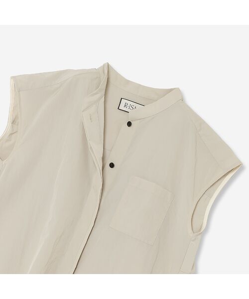 R-ISM / リズム シャツ・ブラウス | 【セットアップ対応】【撥水加工・接触冷感】バックフリルイージーブラウス | 詳細2