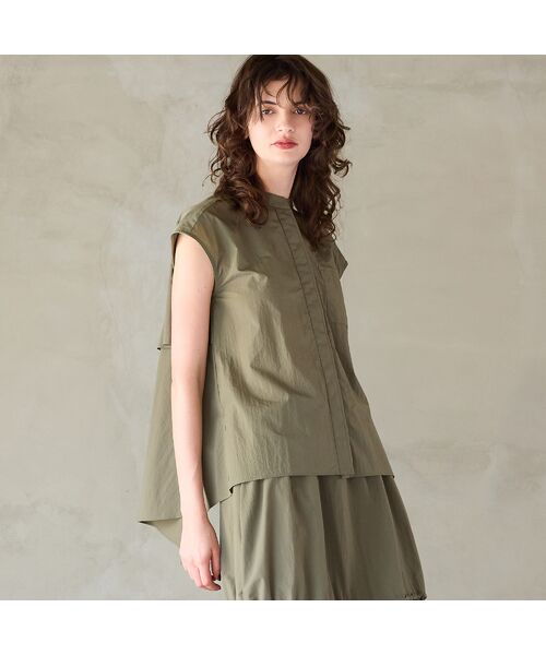 R-ISM / リズム シャツ・ブラウス | 【セットアップ対応】【撥水加工・接触冷感】バックフリルイージーブラウス | 詳細7