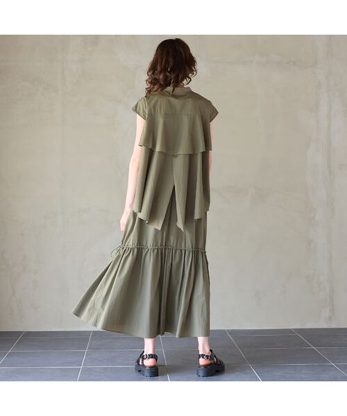 R-ISM / リズム シャツ・ブラウス | 【セットアップ対応】【撥水加工・接触冷感】バックフリルイージーブラウス | 詳細13