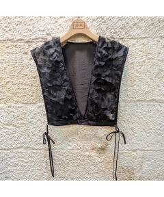 R-ISM / リズム ベスト | 【洗える】ドットモチーフチュールベスト