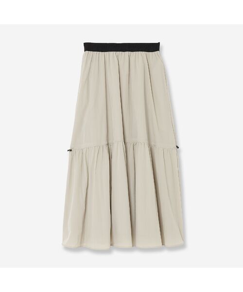 R-ISM/リズム 【セットアップ対応】【撥水加工・接触冷感】イージーフレアスカート ライトベージュ 2