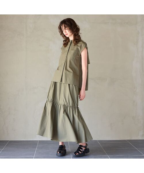 R-ISM / リズム ミニ・ひざ丈スカート | 【セットアップ対応】【撥水加工・接触冷感】イージーフレアスカート | 詳細8