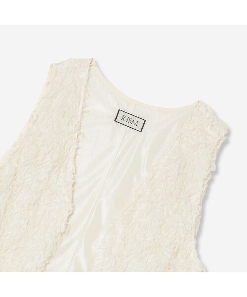 R-ISM / リズム ベスト | 【洗える】フェザーニットファンシーベスト | 詳細1