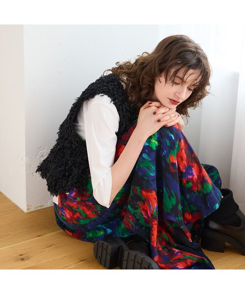 R-ISM / リズム ベスト | 【洗える】フェザーニットファンシーベスト | 詳細4