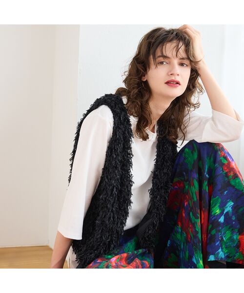 R-ISM / リズム ベスト | 【洗える】フェザーニットファンシーベスト | 詳細8