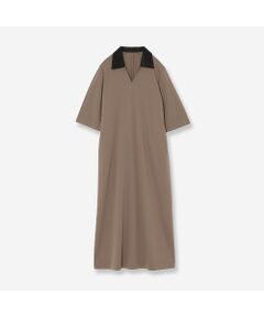 R-ISM / リズム ミニ丈・ひざ丈ワンピース | 【接触冷感・UVカット】ポロ襟ジャージーワンピース