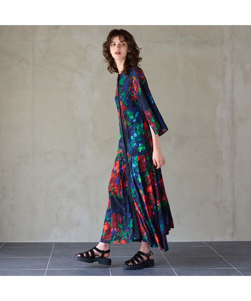 R-ISM / リズム ミニ丈・ひざ丈ワンピース | 【IMPORT PRINT】プリントシャツワンピース | 詳細10