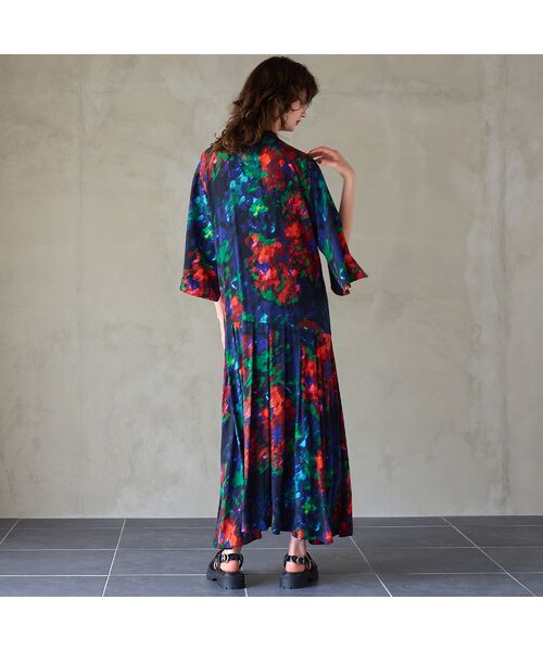 R-ISM / リズム ミニ丈・ひざ丈ワンピース | 【IMPORT PRINT】プリントシャツワンピース | 詳細13
